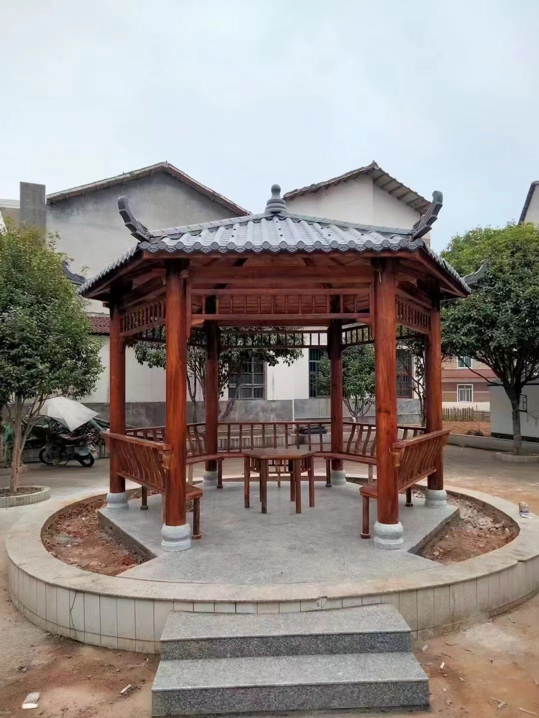 欧式铁艺凉亭