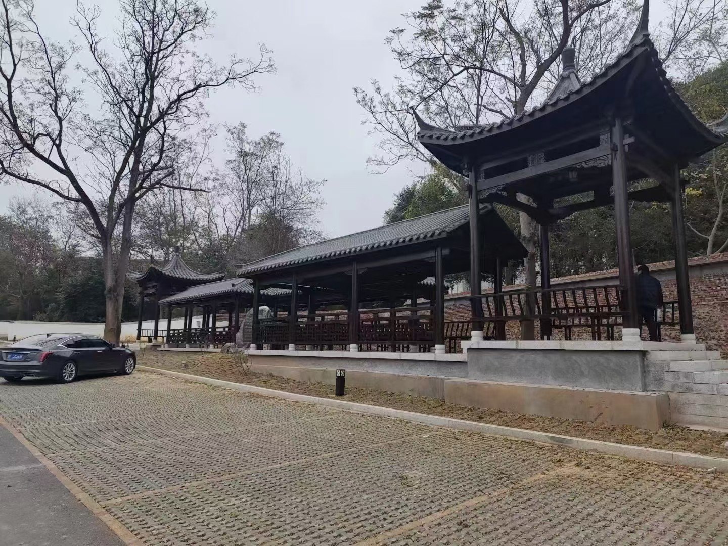 社区景观凉亭廊架